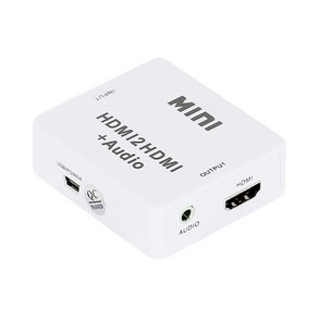 [강원전자] NETmate HDMI 오디오 디임베더 [NM-MHA01] [화이트], 1개