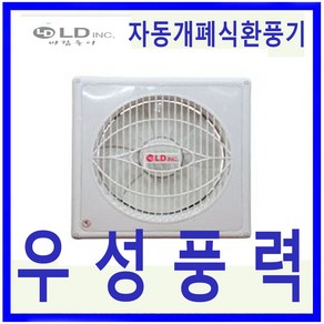 엘디INC 엘디LD-PS300(XNV-300G) 세모 하이팬 자동개폐식환풍기, LD-PS300