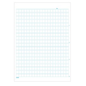 라벨포스 400자 원고지 노트 100매, 1개, 블루