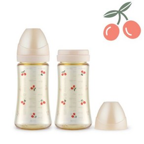 그로미미 PPSU 체리쉬 300ml 젖병 트윈팩, 2개