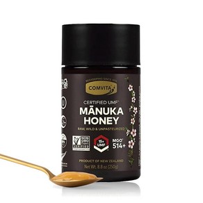 Comvita UMF 15+ MGO 514+ 마누카 꿀 8.8온스 321447, 8.8 Ounce (Pack of 1), 250g, 1개