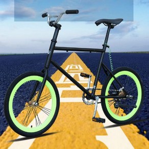 묘기자전거 bmx 20인치 입문용 묘기용 특이한 자전거, Q.리버스프레임-블랙프레임, 1개