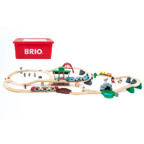 BRIO 2024 80000-142 74 3 ~ (브리오) 년 크리스마스 한정 레일 세트 [전 개] 대상