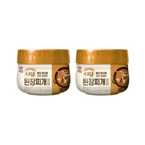 CJ제일제당 다담 된장찌개 양념, (2개)씨제이 다담된장찌개양념 530G, 2개, 530g