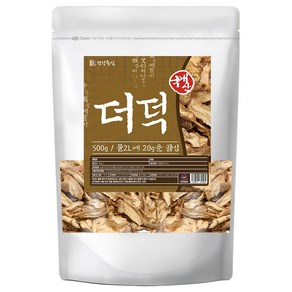 국산 말린 더덕, 2개, 500g