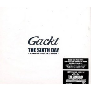 일본 음악 GACKT 각트 THE SIXTH DAY 싱글 컬렉션 CD