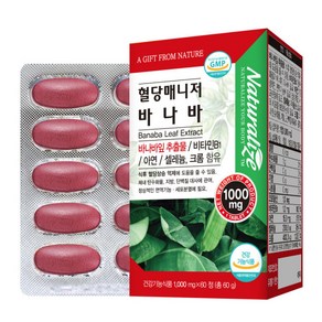 네추럴라이즈 혈당매니저 바나바 60g, 60정, 1개