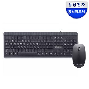 삼성전자 유선 키보드마우스세트 SKP-900B, SKP-900B+키스킨, 블랙, SKP-900B+키스킨, 일반형