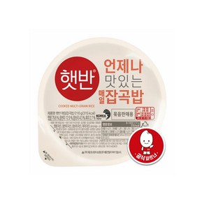 햇반 매일 잡곡밥, 210g, 20개