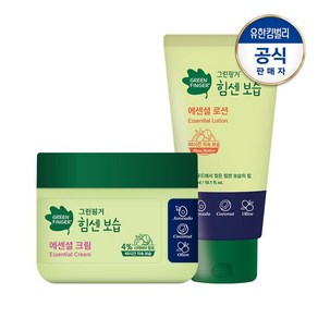 그린핑거 힘센보습 에센셜 크림300g+로션300ml, 상세설명 참조, 1개