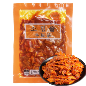 터보마켓 중국식품 연변풍미 고방자 소힘줄 밥반찬 무침 뉴반진, 180g, 1개