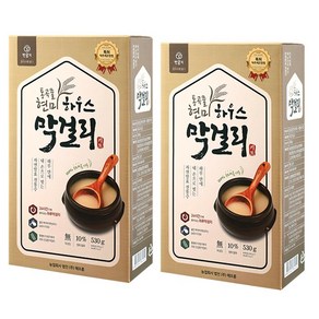 하루만에완성 하우스 수제 막걸리 만들기 세트 키트 DIY (택1) 전통주 홈메이드, 2박스, 530g