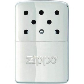 손난로 열선 장갑 일회용 휴대용 Zippo 6시간 리필 가능, High Polish Chome, 1개