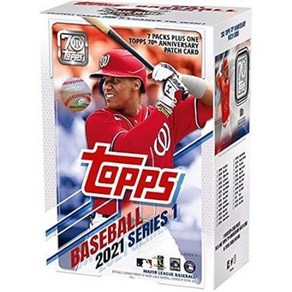 70주년 기념 MLB Topps 2021 시리즈 1 야구 블래스터 박스 트레이딩 카드 야구