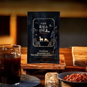 이경제 흑염소진액 眞 4박스/120포, 4개, 2.1L