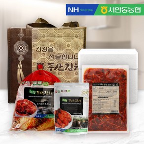 [서안동농협] 풍산김치 3종 선물세트 4kg (포기김치+총각김치+무말랭이)