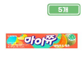 크라운 마이쮸 캔털루프멜론, 44g, 5개