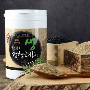 [청보마을] 프리미엄 국산 생청국장가루(흑태) / 350g, 1개