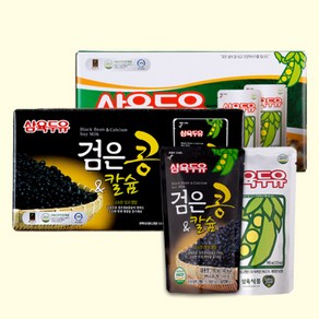 [KT알파쇼핑]삼육두유 검은콩&칼슘 세트 40팩, 190ml