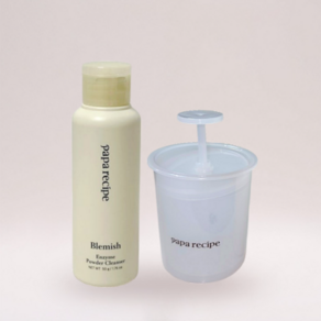 PAPARECIPE 파파레서피 블레미쉬 효소 파우더 클렌저 + 버블메이커, 1세트, 50g