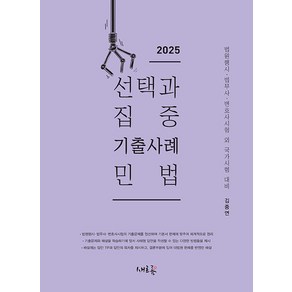 2025 선택과 집중 기출사례 민법 2판 김중연 새흐름