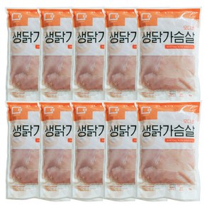 모디바 국내산 냉동 생닭가슴살 10KG (1kgX10Pack), 1kg, 10개