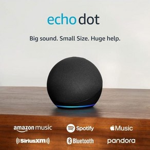 에코닷 Echo Dot 5세대 2022년 출시 (5세대 2022년 출시) Alexa, Chacoal_Device only, 숯