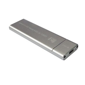 인네트워크 USB 3.1 NVMe M.2 SSD 외장케이스 실버 [N-SSDM2A(SILVER)] INV087, 1개