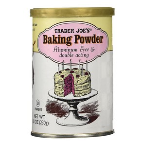 트레이더조 베이킹 파우더 알루미늄프리 더블액팅 230g Trader Joes Baking Powder Double Acting 8.1 oz