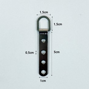 [액자부자재] 4구 은색 액자고리, 1개