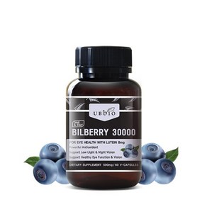 유비바이오 빌베리 30000mg 60캡슐, 1개, 60정