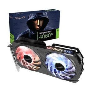 갤럭시 갤럭시 GALAX 지포스 RTX 4060 Ti EX BLACK OC D6 8GB