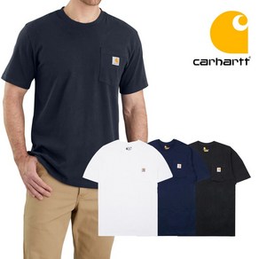 칼하트 CARHARTT 칼하트 K87 포켓 라운드 반팔티셔츠