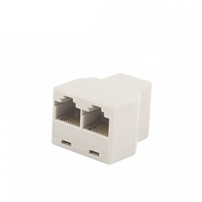 CAT.5E RJ45 랜선 Y형 커플러 LS-CUP-YD8P, 1개