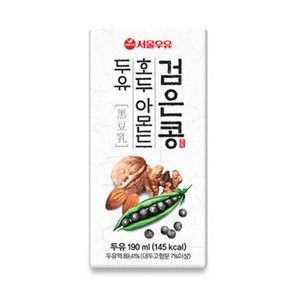 서울우유 검은콩 호두 아몬드 두유, 190ml, 120개