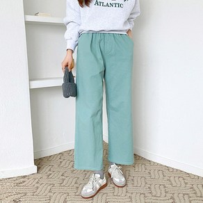 볼디 워싱 코튼팬츠 5color 데일리룩 파스텔톤 와이드일자핏