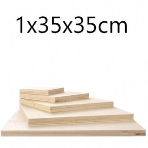 1cmx35x35cm 정사각 합판 나무판재 데코 목제 우드 베니어 보드 판자, (두께)1cmx30cmx30cm(1장)