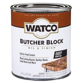 왓코 부처블락 오일 피니쉬 Watco 241758 Butche Block Oil Finish, 1개