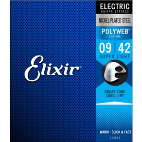 Elixi Electic Polyweb Supe Light (12000) / 엘릭서 일렉 폴리웹 슈퍼 라이트, 12000, 1개