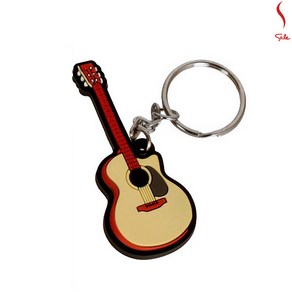 KeyChain Acoustic Guita 통기타 열쇠고리 Key Ring, 단품, 1개