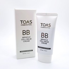 TOAS 토아스 미라클 셀밤 BB 비비크림 50g SPF40 PA++, 1개