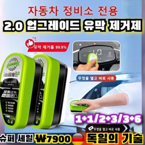 (무료 시용) 2.0 업그레이드 유막 /바로 닦고 바로 밝으짐/자동차 필수, 2개, 500ml, (1+1)