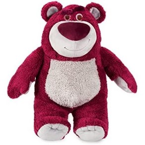 Disney Store 공식 Lotso 플러시 토이 스토리 3 미디엄 껴안고 싶은 원단 자수 눈과 부드러운