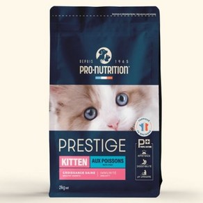 프레스티지 캣 키튼 2kg 고양이 최상급 프랑스 수입 건식 사료, 닭, 1개