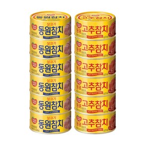 동원 살코기참치85g 6입+고추참치85g 6입, 85g, 12개