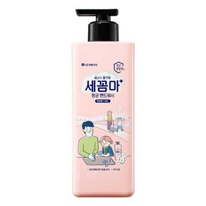 세균아 꼼짝마 항 균 핸드워시 480ml 용기 파우더향 물비누