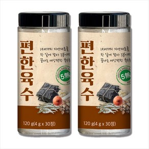 다농원 편한육수 (4gx30정)x2개, 120g, 2개