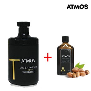 ATMOS 모로칸 아르간 헤어오일 에센스 남자 여자 곱슬머리 영양제 파마 로션 단백질 미용실 헤어컬크림 무실리콘 트리트먼트, 1개, 1L