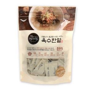 해통령 육수한알 진한맛 자연조미료 휴대용 멸치국물