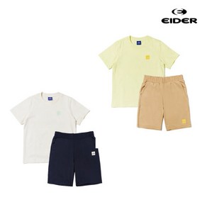 [백화점 매장판] 아이더 키즈 EIDER 유아 키즈 여아 남아 공용 등원복 등원룩 등교룩 상하복 상하세트 반팔티 반바지 세트 II